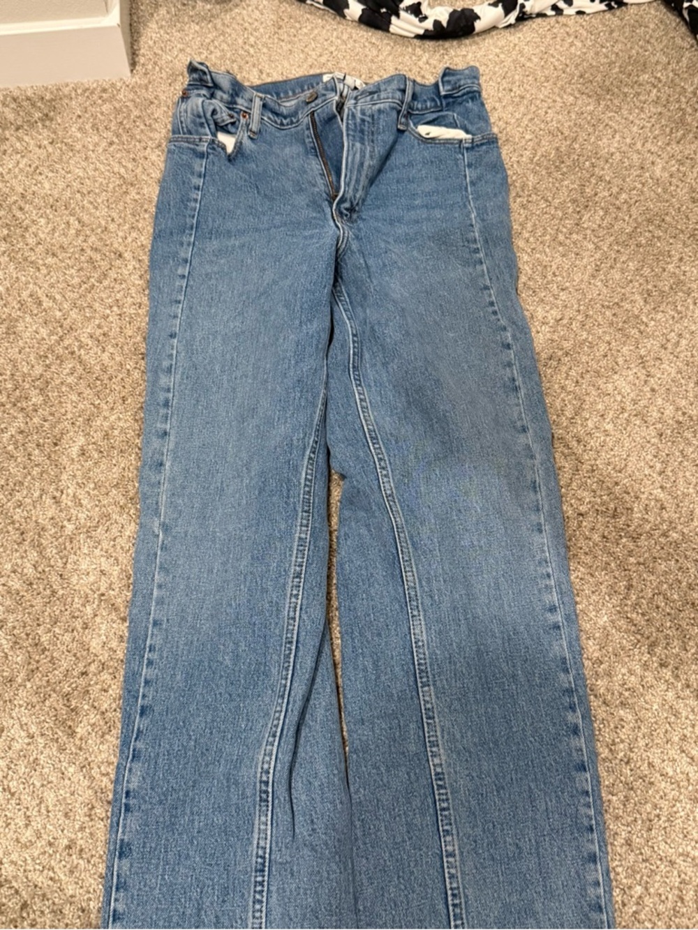 Abercrombie Ultra High-Rise Curve Love Women’s Blue Jeans